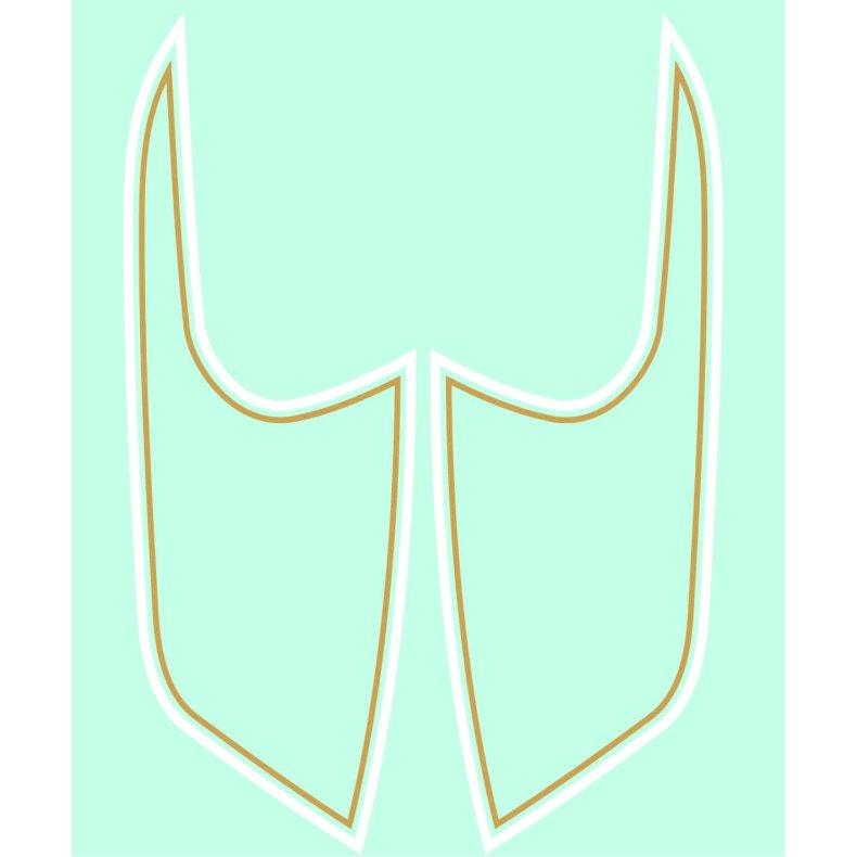 350F - HO-10714 - 460 X 160 MM.