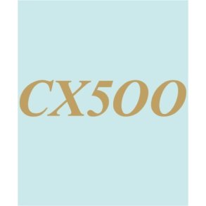 CX500 - HO-10027