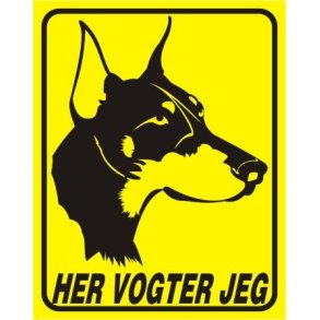 DOBERMAN - DIVS-10008 - 85 X 107 MM.