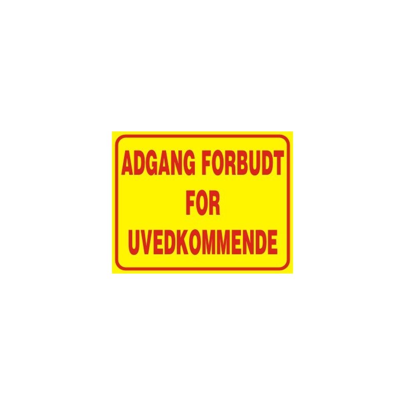 FORBUD - DIVS-10012 - 235 X 185 MM.