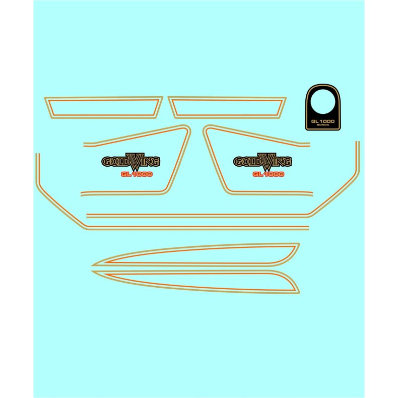 GOLDWING - HO-10764 - 820 X 531 MM.