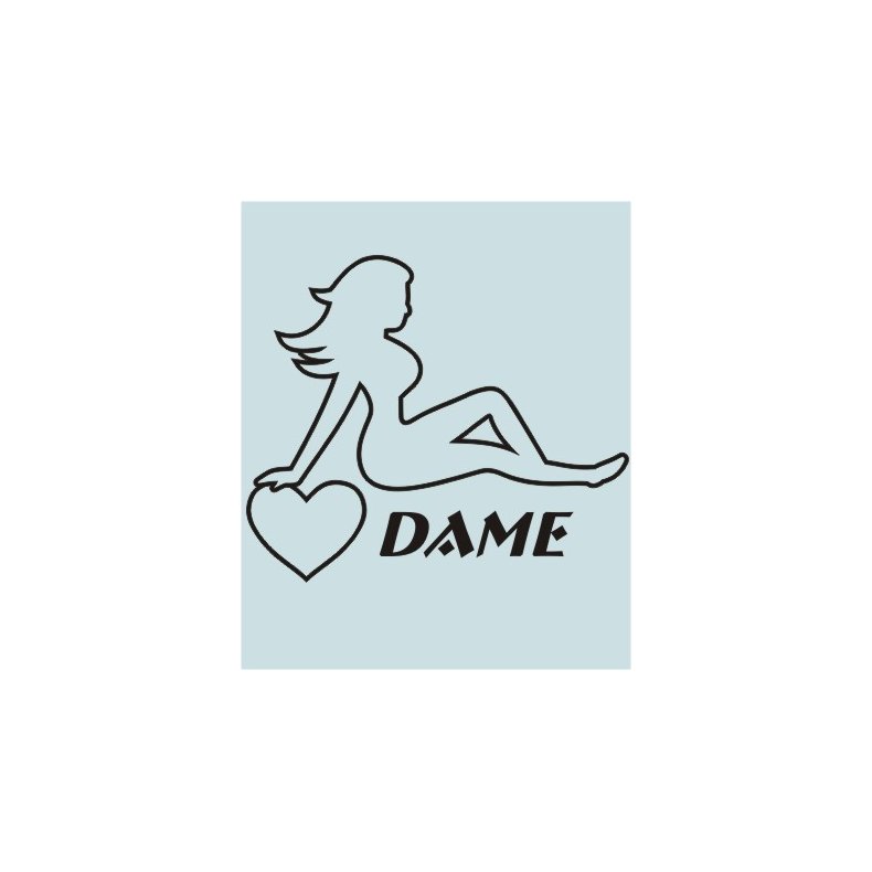 HJERTERDAME - DIV-10029 122X106 MM.