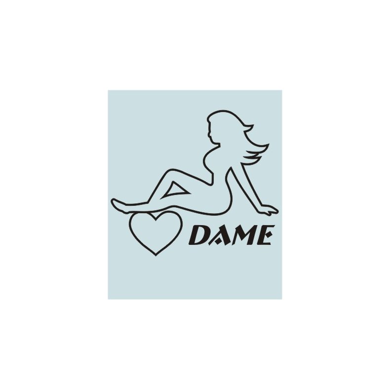 HJERTERDAME - DIV-10030 122X106 MM.