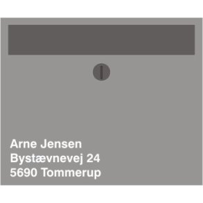 Navn til postkasse