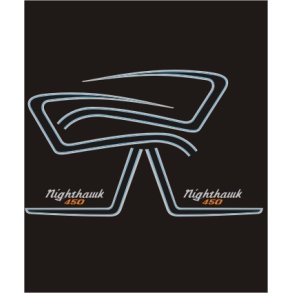 NIGHTHAWK - HO-10568- - 577 X 355 MM.