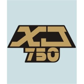 XJ750 - YA-40303 - 70 X 38 MM.